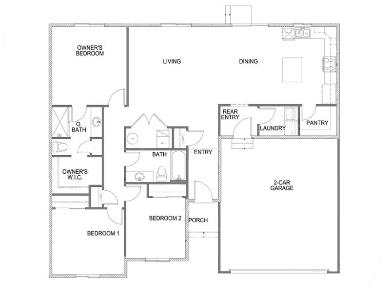 200 Willow Main Floor Plan 